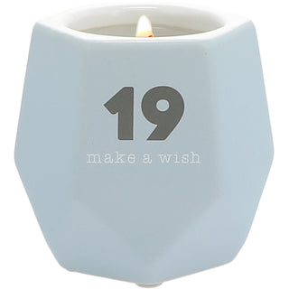 19 8 oz - 100% Soy Wax Candle Scent: Tranquility