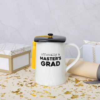 Master's Grad 17 oz Mug with Lid