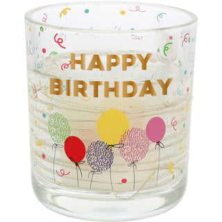 Happy Birthday 3.5 oz Candle with LED Accents