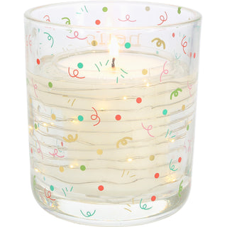 Hello 30 3.5 oz Candle with LED Accents