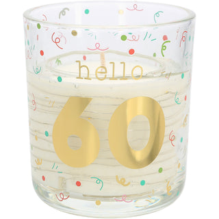 Hello 60 3.5 oz Candle with LED Accents