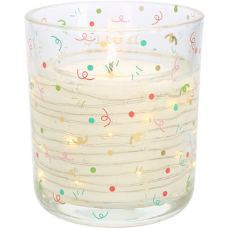 Hello 70 3.5 oz Candle with LED Accents