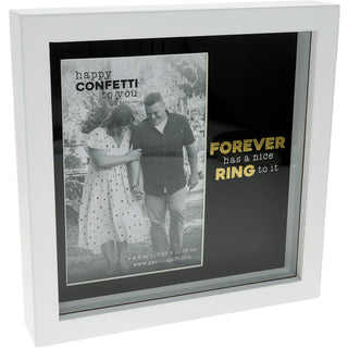 Forever 7.5" Shadow Box Frame (Holds 4" x 6" Photo)