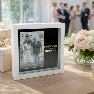 Forever 7.5" Shadow Box Frame (Holds 4" x 6" Photo)