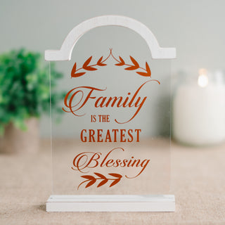 Family 9" Self-Standing Plaque