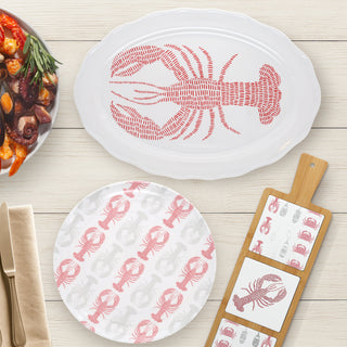 Coastal 20" Melamine Serving Tray