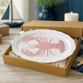 Coastal 20" Melamine Serving Tray