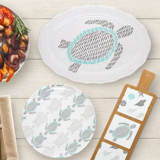 Beach 20" Melamine Serving Tray