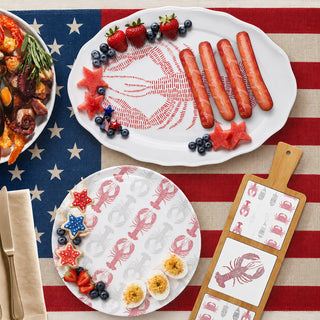 Coastal 10.5" Melamine Dinner Plates (Set of Two)