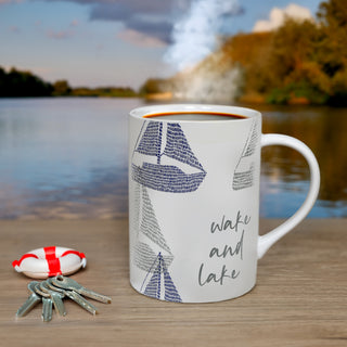 Wake and Lake 18 oz Mug