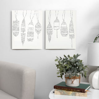 Lake 12" x 15" Embroidered Plaques (Set of 2)