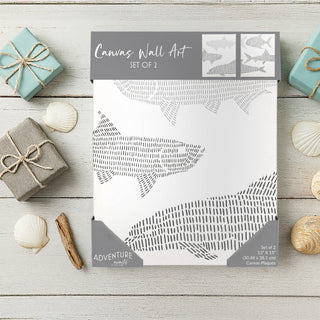 Beach 12" x 15" Embroidered Plaques (Set of 2)