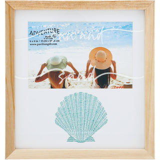 Beach 7.75" x 8.25" Frame (Holds 6" x 4" Photo)