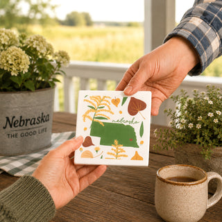 Nebraska 4" Coaster