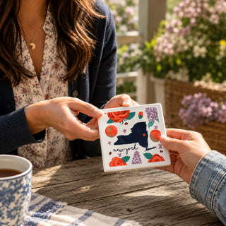 New York 4" Coaster