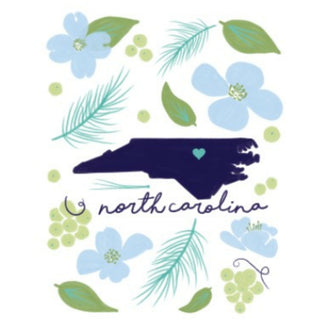 North Carolina 4" Coaster