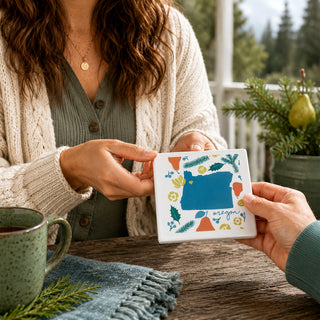 Oregon 4" Coaster