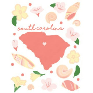 South Carolina 4" Coaster