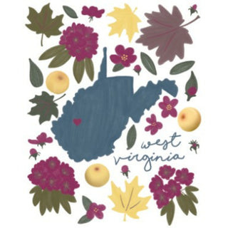 West Virginia 4" Coaster