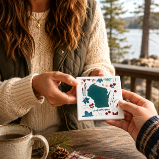 Wisconsin 4" Coaster