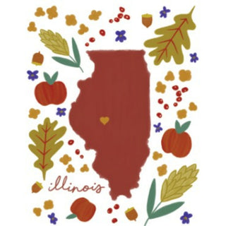 Illinois 8.25" x 6.5" Frame (Holds 6" x 4" Photo)