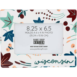Wisconsin 8.25" x 6.5" Frame (Holds 6" x 4" Photo)