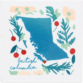 British Columbia 4" Coaster