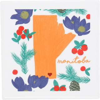Manitoba 4" Coaster