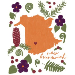 New Brunswick 4" Coaster