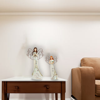 Home Angel 12" Angel Holding Bouquet