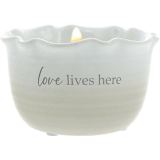 Love Lives Here 11 oz - 100% Soy Wax Reveal Candle Scent: Tranquility