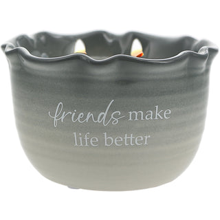 Friends 11 oz - 100% Soy Wax Reveal Candle
Scent: Tranquility