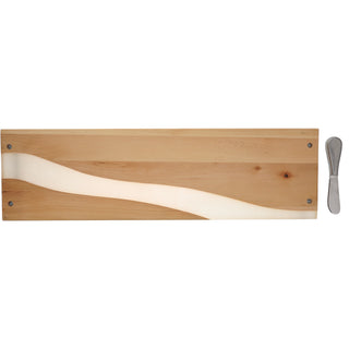 Celebrate Together 21" Wood & Resin Cheese/Bread Board Set