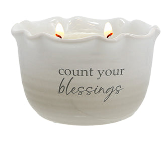 Blessings 11 oz - 100% Soy Wax Reveal Candle
Scent: Tranquility