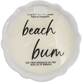 Beach Days 11 oz - 100% Soy Wax Reveal Candle Scent: Tranquility