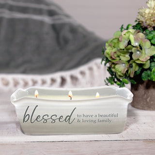 Blessed 12 oz - 100% Soy Wax Reveal Triple Wick Candle Scent: Tranquility