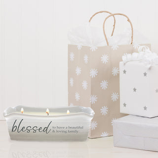 Blessed 12 oz - 100% Soy Wax Reveal Triple Wick Candle Scent: Tranquility