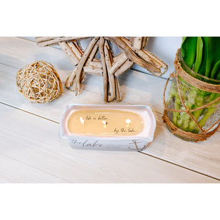 The Lake 12 oz - 100% Soy Wax Reveal Triple Wick Candle Scent: Tranquility