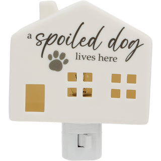 Spoiled Dog 3.5" Ceramic Night Light