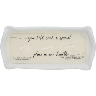Grandparents 12 oz - 100% Soy Wax Reveal Triple Wick Candle Scent: Tranquility