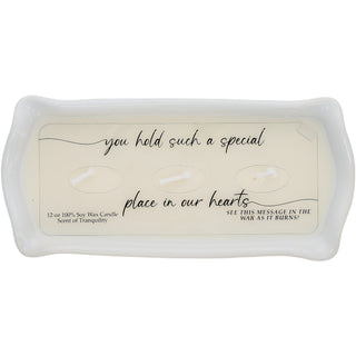 Grandparents 12 oz - 100% Soy Wax Reveal Triple Wick Candle Scent: Tranquility