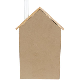 Happy Place 8" MDF House Plaque with Vase