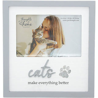 Cats 7.75" x 8.25" Frame (Holds a 6" x 4" Photo
