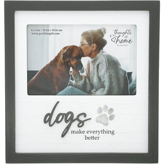 Dogs 7.75" x 8.25" Frame (Holds a 6" x 4" Photo