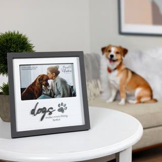 Dogs 7.75" x 8.25" Frame (Holds a 6" x 4" Photo