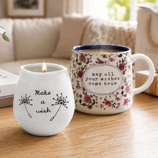 Make a Wish 8 oz - 100% Soy Wax Candle Scent: Serenity