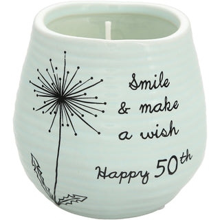 Happy 50th 8 oz - 100% Soy Wax Candle
Scent: Serenity