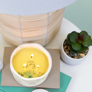 Happy 8 oz - 100% Soy Wax Reveal Candle Scent: Tranquility