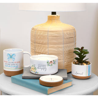 Happy 8 oz - 100% Soy Wax Reveal Candle Scent: Tranquility