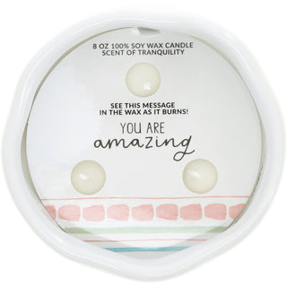 Mom 8 oz - 100% Soy Wax Reveal Candle Scent: Tranquility